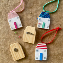 Load image into Gallery viewer, 3:30PM Saturday workshop:Wooden House Magnet or hanger