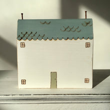 Load image into Gallery viewer, Hand painted Large cottage in Blue