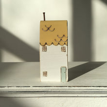 Load image into Gallery viewer, Hand painted town house in yellow