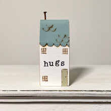 Load image into Gallery viewer, Hand painted town house in blue