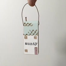 Load image into Gallery viewer, Hand painted town house in blue