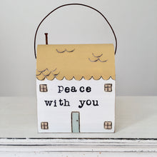 Load image into Gallery viewer, Hand painted cottage in Yellow