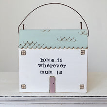 Load image into Gallery viewer, Hand painted Large cottage in light blue