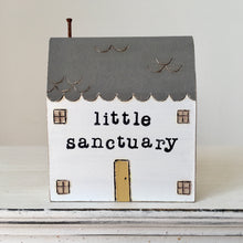 Load image into Gallery viewer, Hand painted cottage in Grey