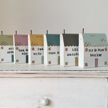 Load image into Gallery viewer, Hand painted cottage in Grey