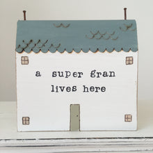 Load image into Gallery viewer, Hand painted Large cottage in Blue