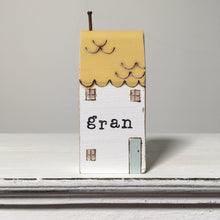 Load image into Gallery viewer, Hand painted town house in yellow
