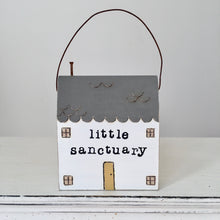 Load image into Gallery viewer, Hand painted cottage in Grey
